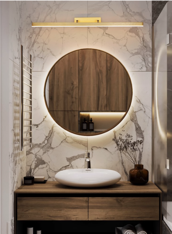 Vmax Modern LED Bathroom Mirror Light 3 Colour In 1