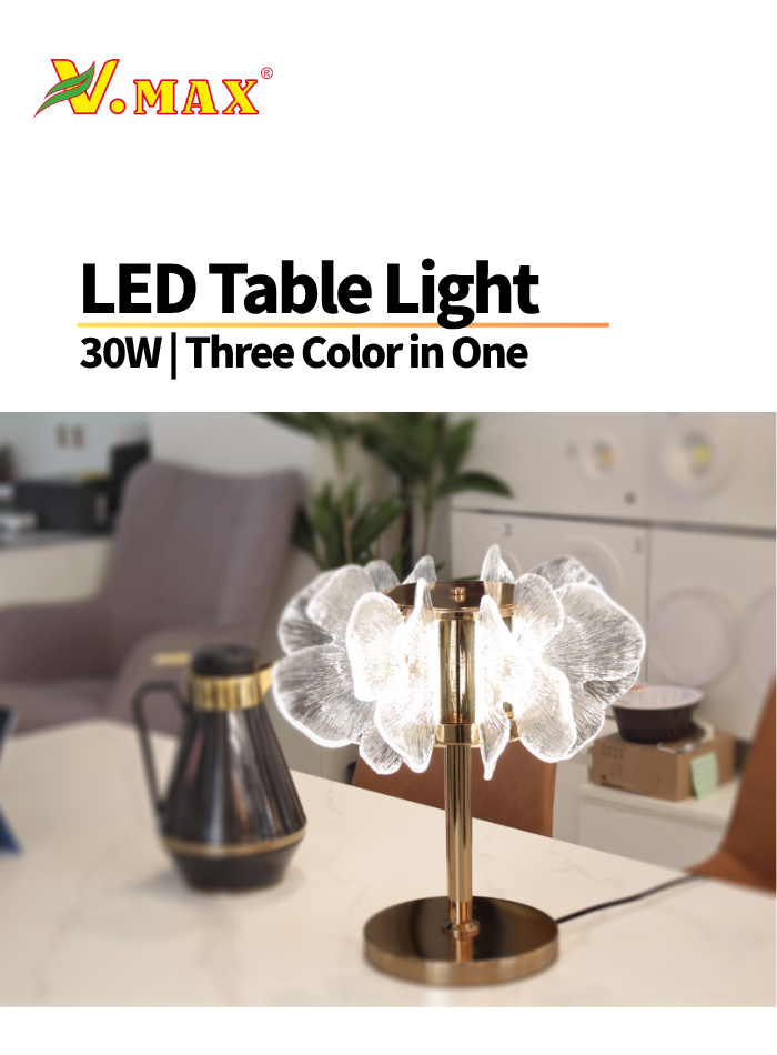 Blooming Flower Table Lamp – Artistic Ambient Lighting for Bedroom & Living Room