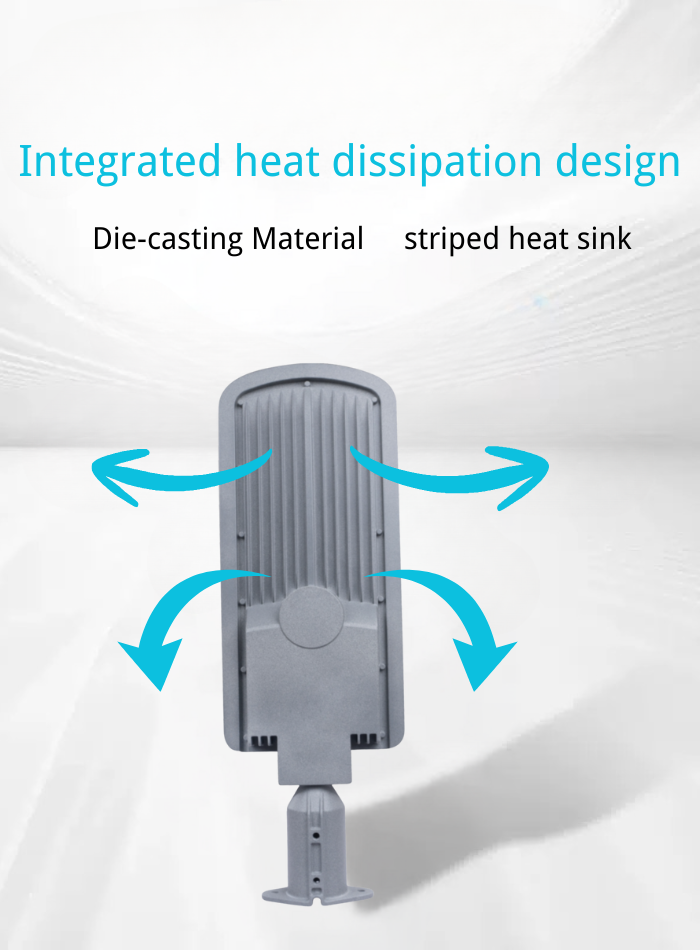 High Lumen LED Street Light – 100W/200W, 6500K ,White Colour, Die-Cast Aluminum, Long Lifespan, Outdoor Lighting for Kuwait