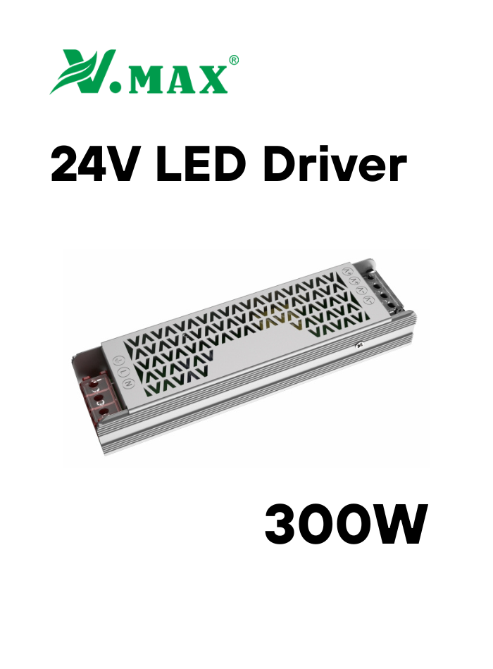 300W 24V LED Driver for LED strips and modules