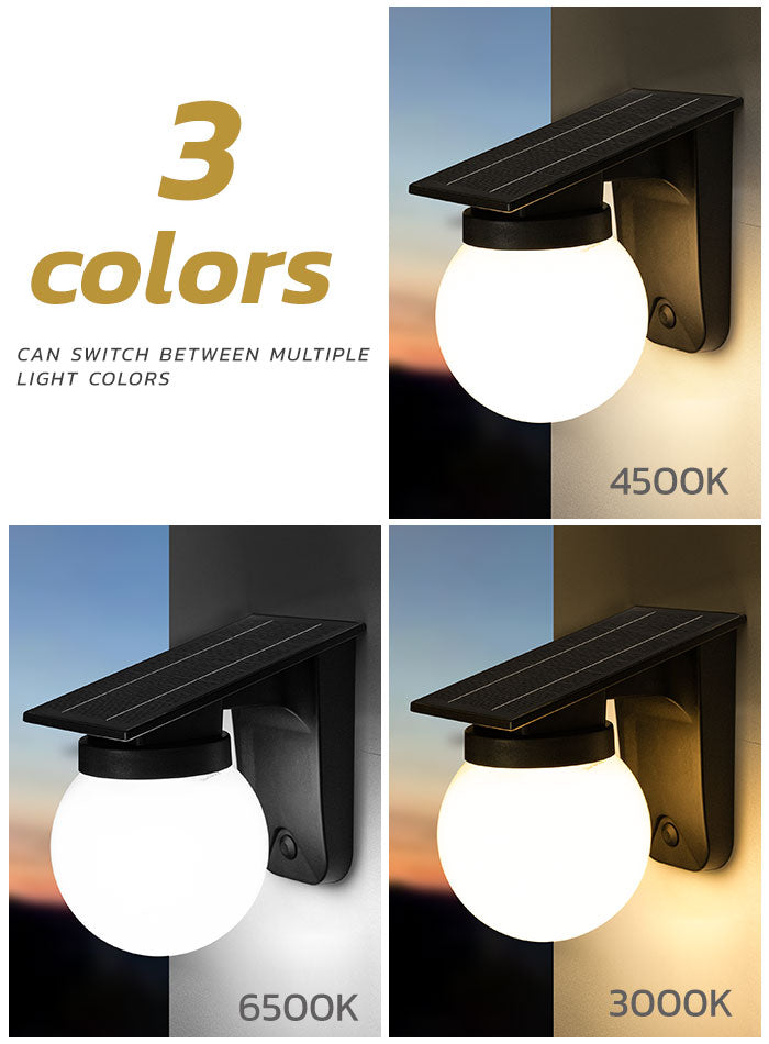 Super Bright Solar Outdoor Wall Light for Garden and Yard – Decorative Wall-Mounted Lamp for Villa Entrance Gate Pillars