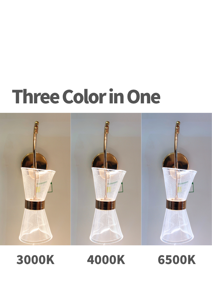 10W Minimalist Hanging Wall Light – 3 Color Modes, Flicker-Free for Bedrooms, Living Rooms