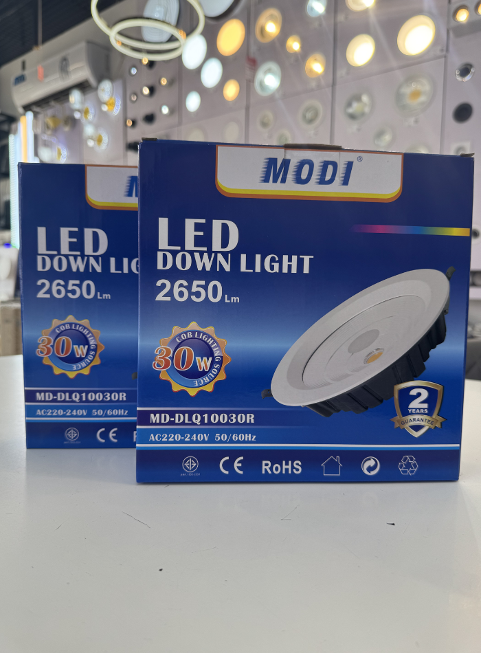 مصباح LED داون لايت من مودي، 30 وات، 8 بوصة، حجم الفتحة: Ф201 مم