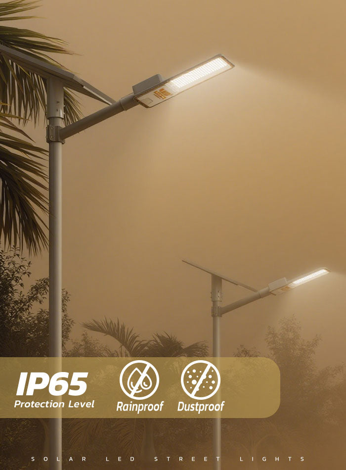 Extra-Large & Ultra-Bright Solar Street Light for Kuwait – Wall & Pole Installation