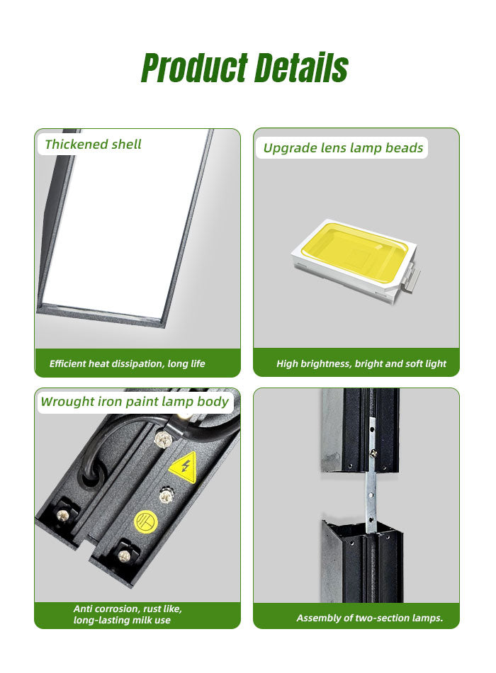 إضاءة LED خطية للمساحات التجارية - صالة الألعاب الرياضية، المكتب، صالة العرض، إضاءة السوبر ماركت