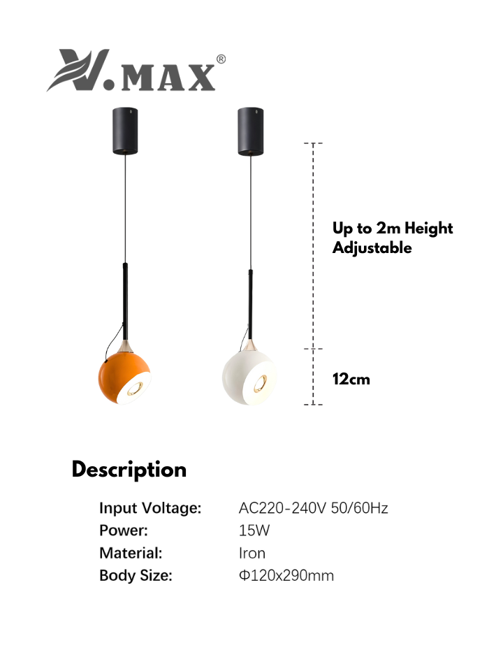 Pendant Lighting with Magnetic Adjustable Angle – Stylish & Flexible Lighting