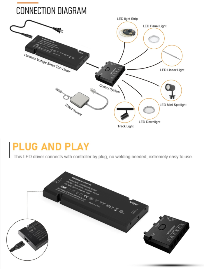 Cabinet Light Touch Sensor Switch