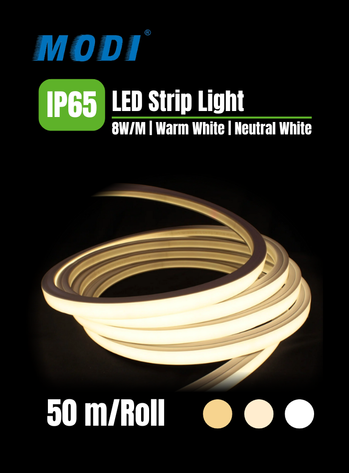 LED Strip light - 220V led light for Both Indoor and Outdoor - 50M/ Roll