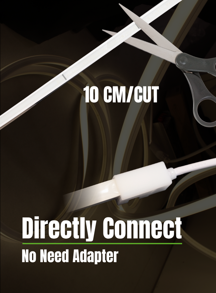 LED Strip light - 220V led light for Both Indoor and Outdoor - 50M/ Roll