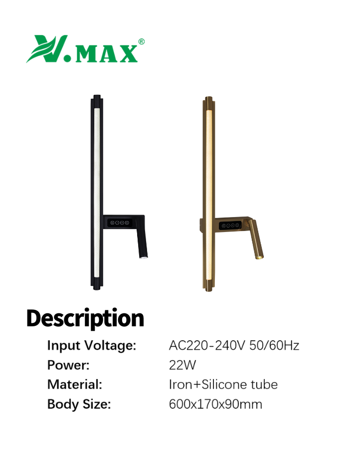 Modern Adjustable LED Wall Light – Stylish Wall Light for Bedroom and Living Spaces