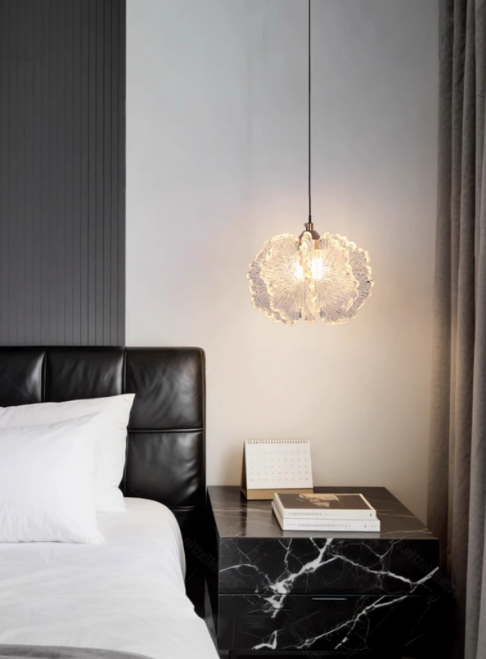 نجفة معلقة حديثة لغرفة النوم والمدخل بتصميم أنيق وثلاثة ألوان إضاءة