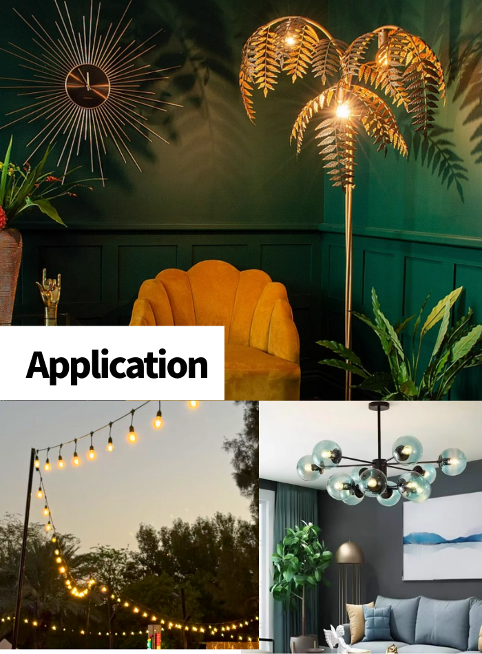 Clear Lamp suitable for living rooms, bedrooms, cafes, restaurants, and string lights, warm LED glow