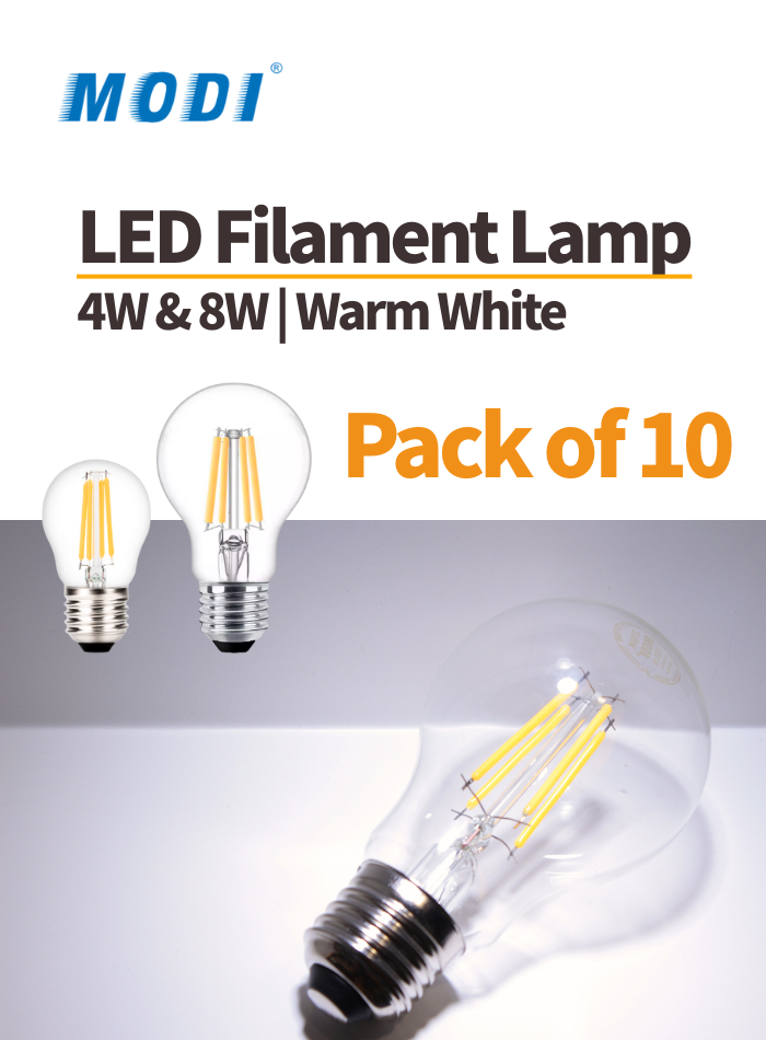 Clear Lamp Filament Lamp with warm LED light, ideal for home and business, fast delivery in Kuwait