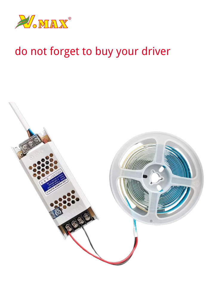 High-quality 12V COB LED strip for consistent brightness and no shadow areas in Kuwait