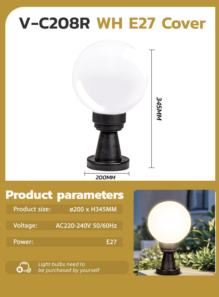 Modern design entrance gate wall lamp, ideal for outdoor villa lighting in Kuwait