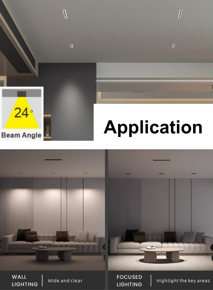 Fast delivery LED grille light, IP54 waterproof, designed for gallery lighting