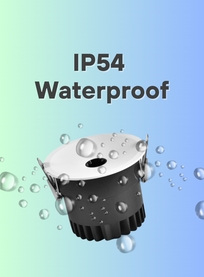 IP54 anti-glare LED spotlight suitable for showroom and retail store lighting