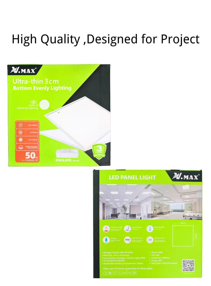 LED panel light with local Kuwait stock and 3-year warranty for fast delivery