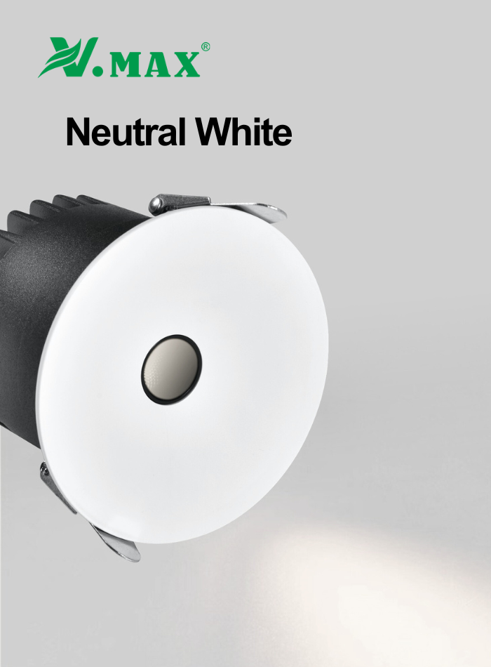 Light fixture with 'V.MAX' branding on a gray background