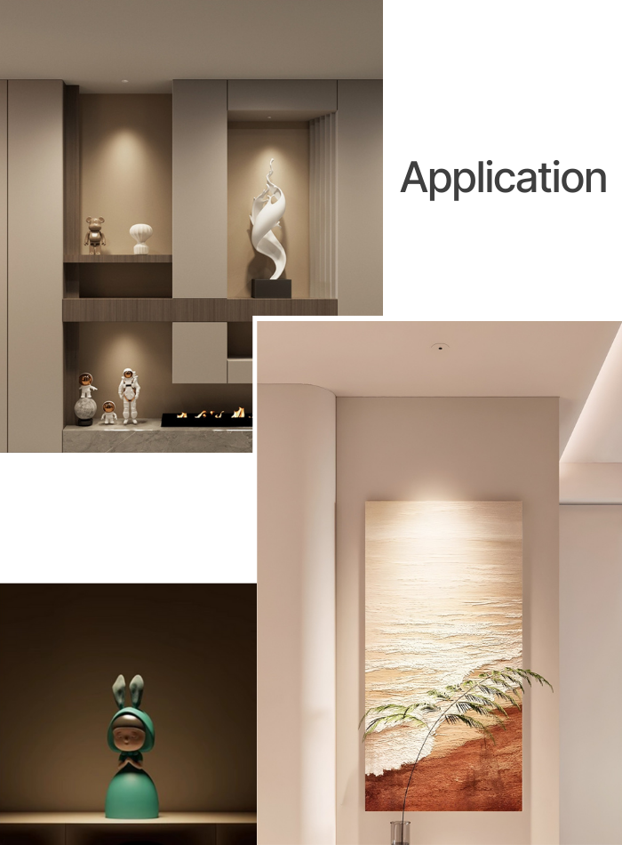 Small opening LED spotlight for modern showroom and gallery lighting projects