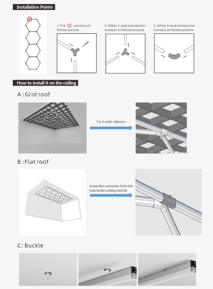Simple installation process of DIY LED tube light in garage or workshop in Kuwait