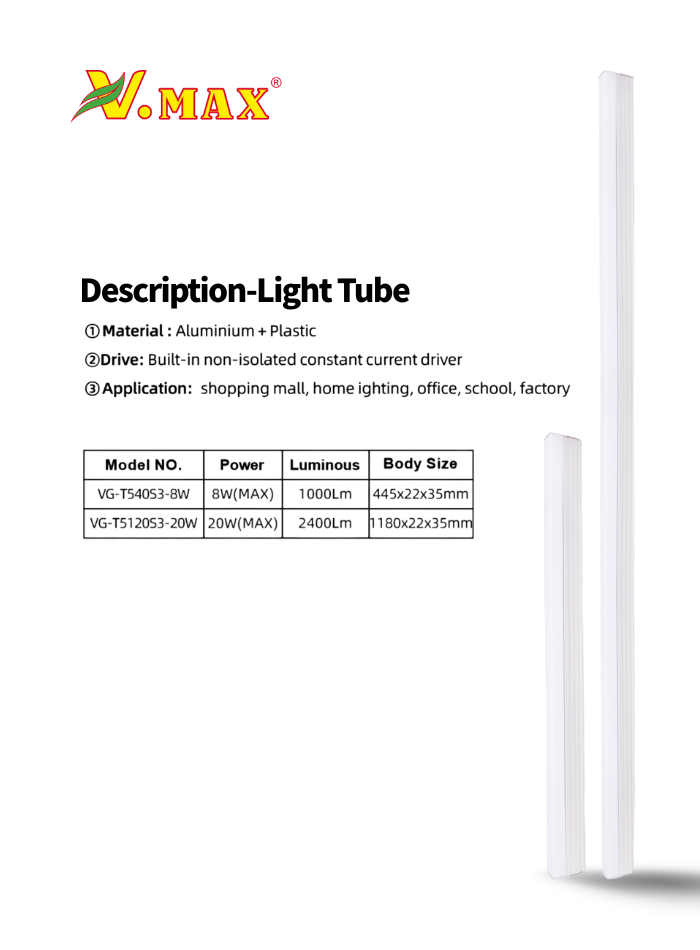 Overview of bright and flicker-free LED tube light for garage and shop lighting
