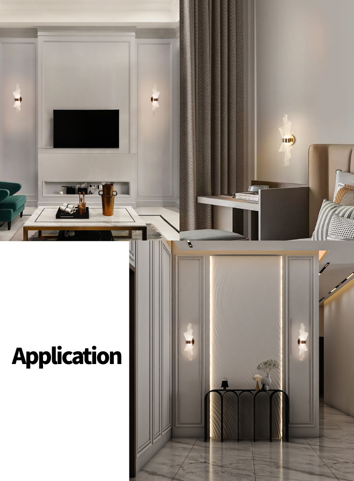 Modern LED Wall Light for bedroom and living room, stylish and cozy lighting in Kuwait.