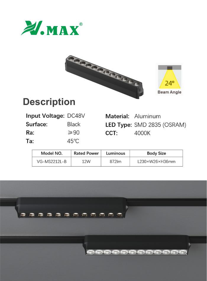 Magnetic grille light with anti-glare lighting, perfect for living rooms and displays