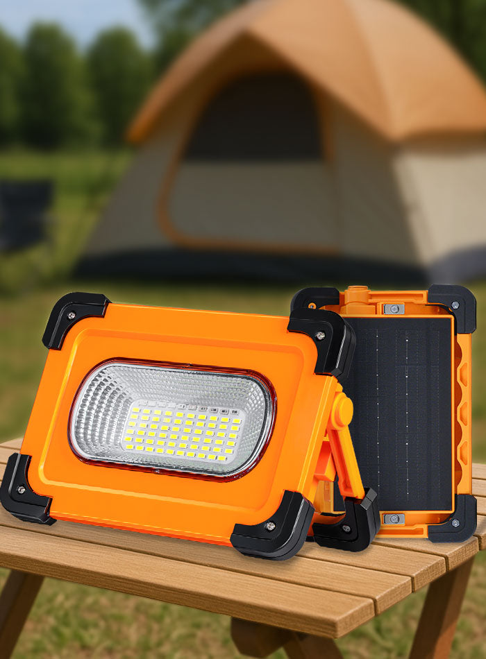 Multifunctional LED floodlight ideal for emergency use