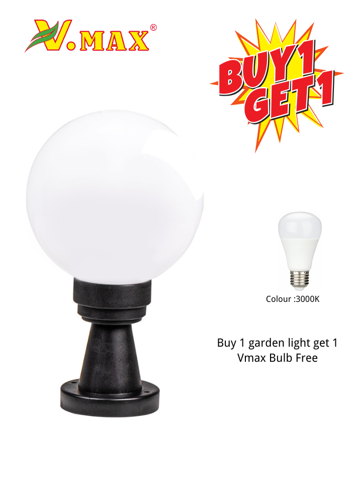 Waterproof outdoor pillar lamp for villa entrances and courtyard walls in Kuwait