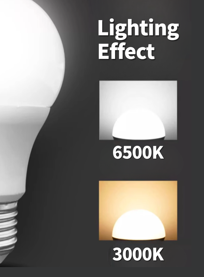 Warm white LED Lamp with soft and cozy light, perfect for home lighting in Kuwait.