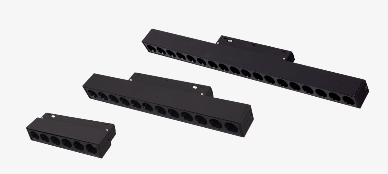 magnetic track lighting, LED spotlights, linear lights