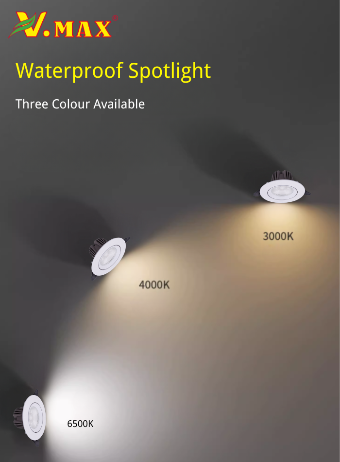 Waterproof LED  Spotlight | Anti-Fog Ceiling light for Bathrooms & Kitchens in Kuwait