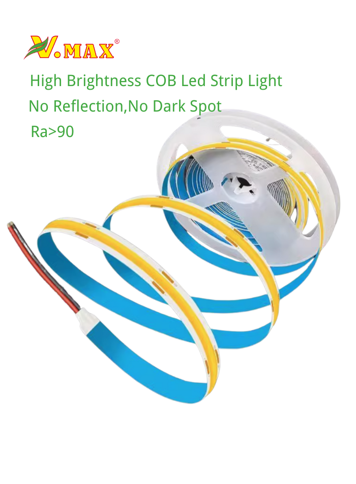 COB LED technology 12V strip with uniform lighting and no dark zones for Kuwait
