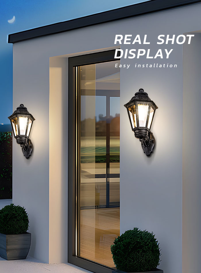 Outdoor Wall Lamp Waterproof Garden  Corridor Staircase Wall  Gate Courtyard Light