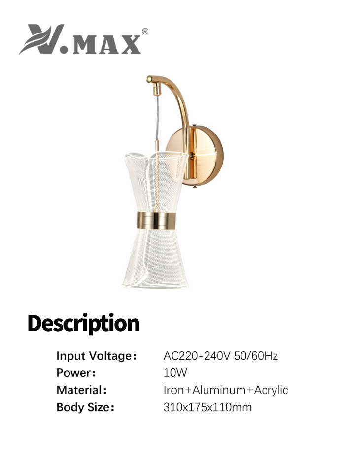 10W Minimalist Hanging Wall Light – 3 Color Modes, Flicker-Free for Bedrooms, Living Rooms