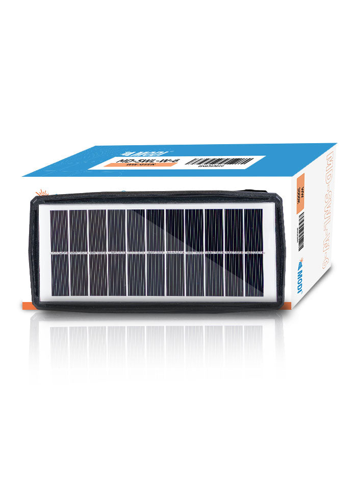 Solar-Powered Outdoor Wall Wash Light - Warm White 3000K