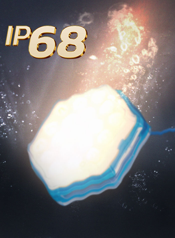 IP68 waterproof solar pool light for underwater swimming pool use
