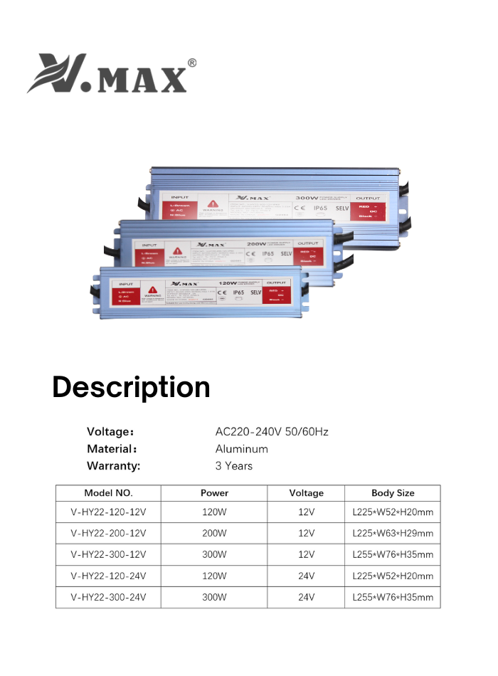 LED driver with over voltage protection, overload protection and short circuit protection