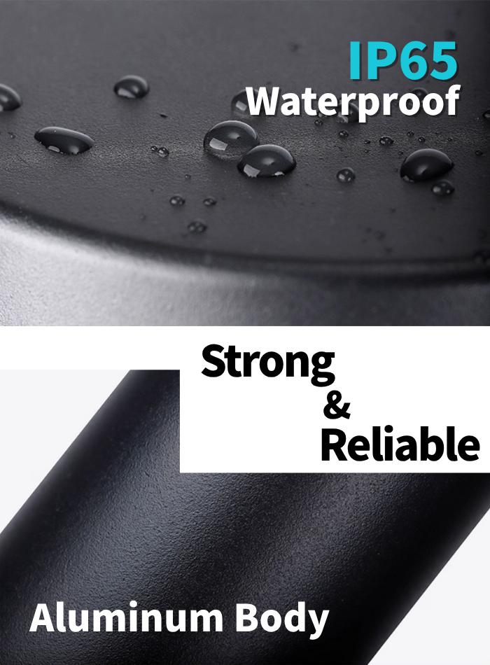 LED Garden Light with strong aluminum body and IP65 waterproof design, perfect for yards, lawns, and pathways in Kuwait.