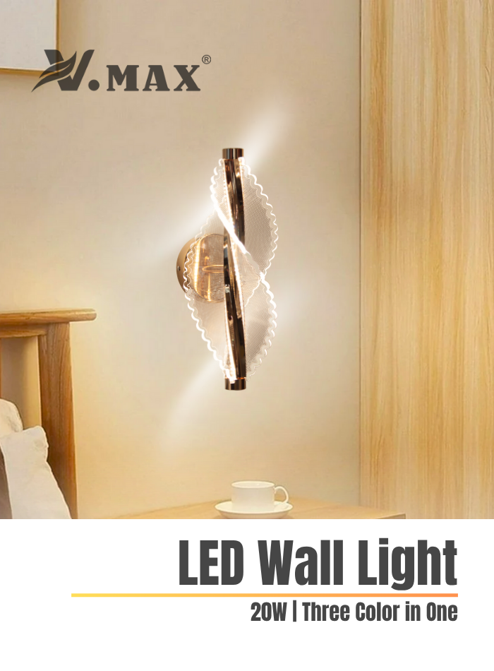 10W LED wall light with modern rotating design, soft light, fast delivery in Kuwait