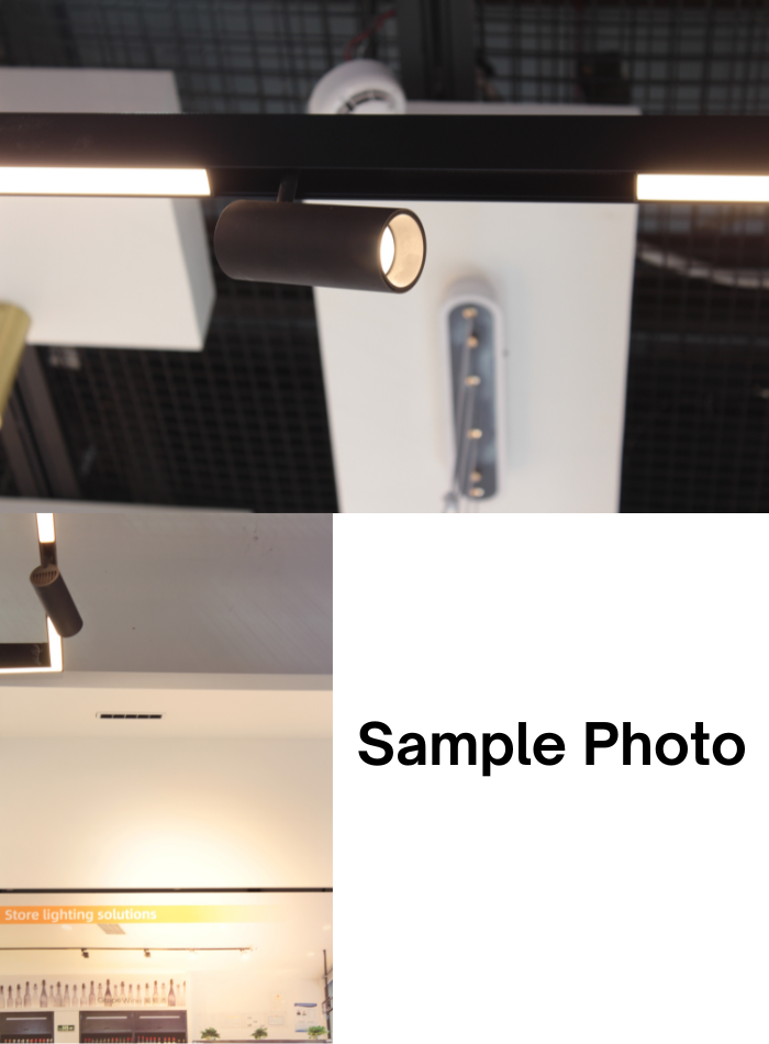 12W magnetic track spotlight offering bright and energy-efficient lighting