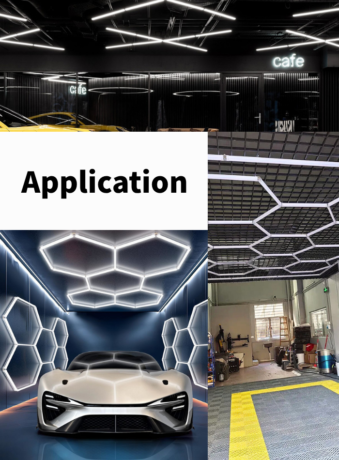 Soft and even LED lighting for car wash or workspace