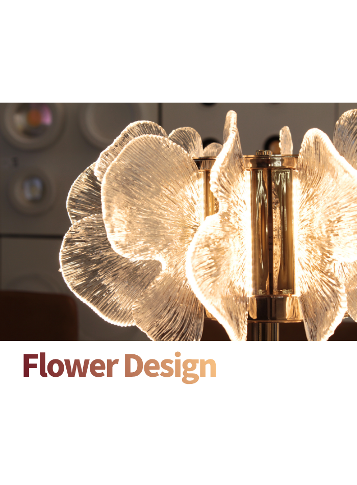 Modern flower-shaped LED table lamp with soft and flicker-free illumination.