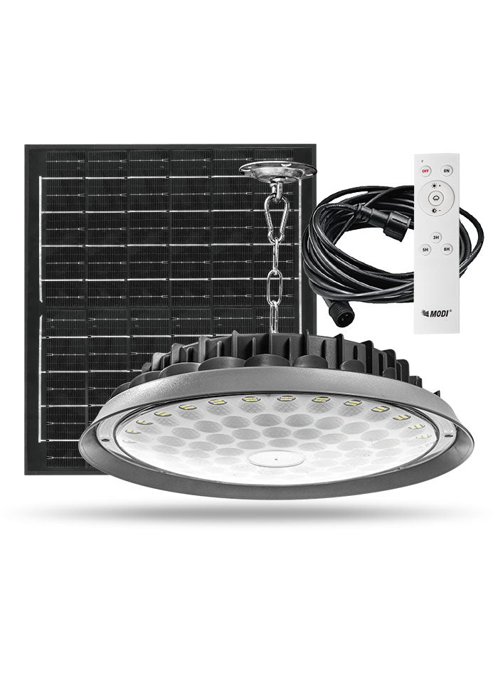 UFO design solar LED high bay light for factory and workshop lighting